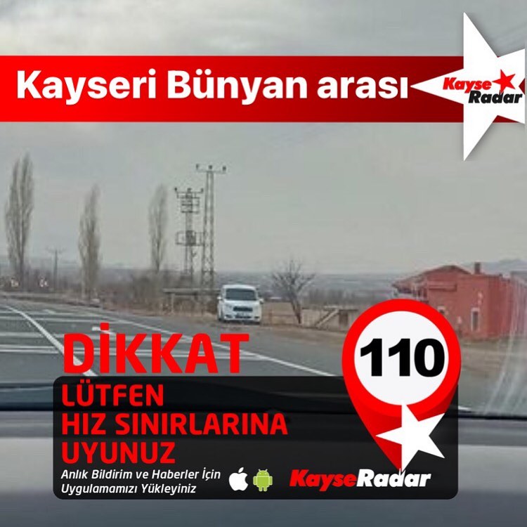 Kayseri Bünyan Arası KayseRadar