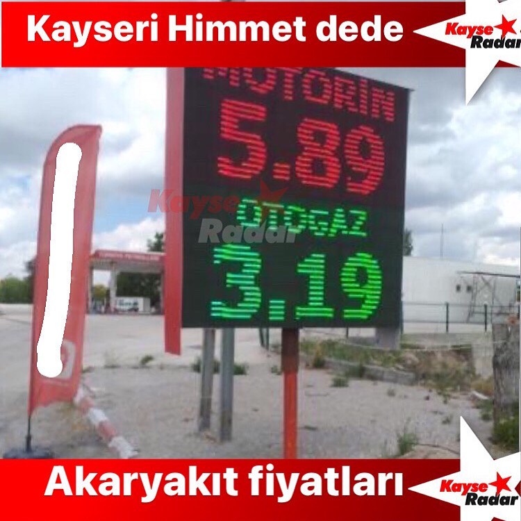 kayseri himmet dede akaryakit fiyatlari kayseradar