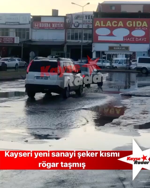 kayseri yeni sanayi seker kismi rogar tasmis kayseradar